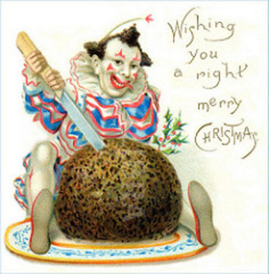 Clown Christmas Card