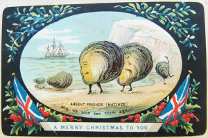 Scallops Christmas Card